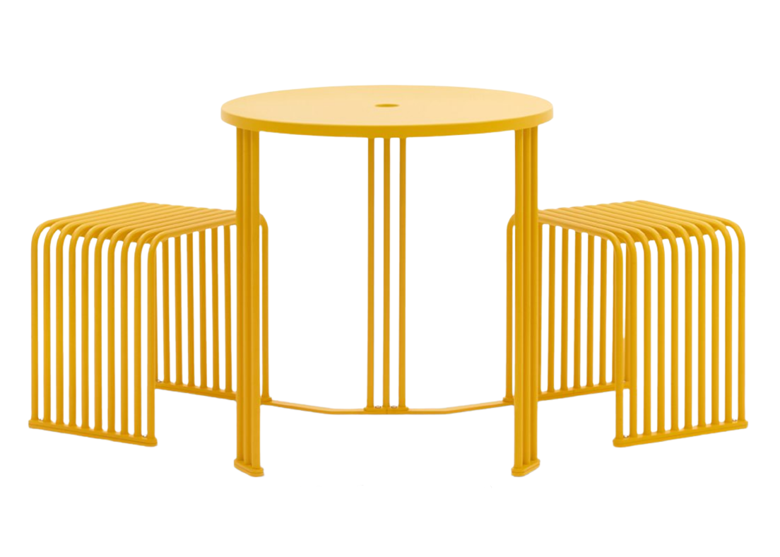 Octopus - Ronde picknicktafel