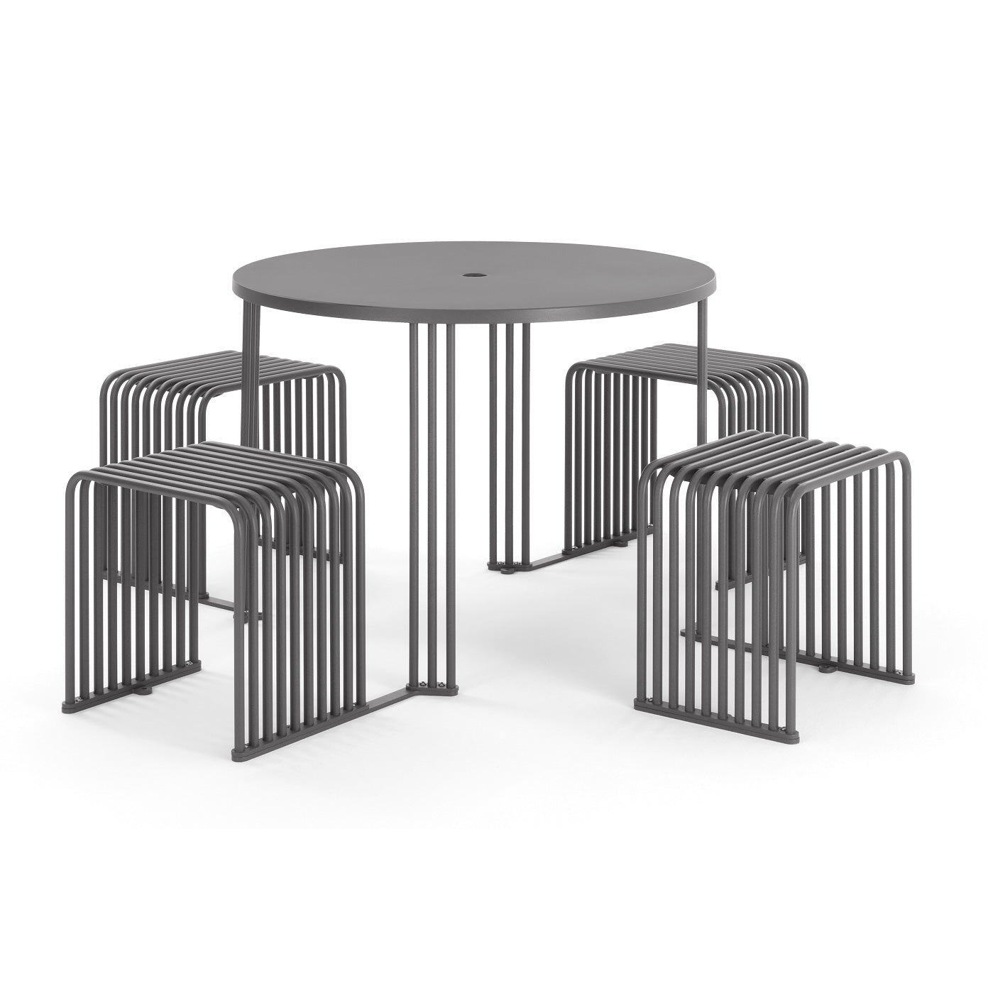 Octopus - Ronde picknicktafel